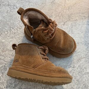 UGG Kids Tan Suede Boots